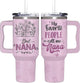 Nana Gifts from Grandkids, Granddaughter, Grandson - Best Nana Ever Gifts for Women on Birthday, Mother's Day, Christmas, Valentines Gift for Nanas - Tumbler 40oz With Handle, Lid, and Straw