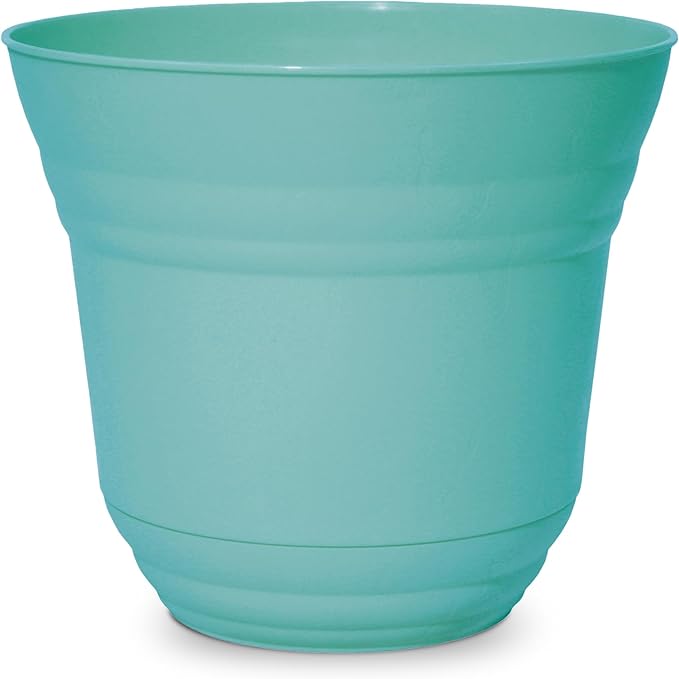 Headwind Traverse Planters – 7" 2 Pack Plastic Plant Pot in Surf Light Blue - Indoor & Outdoor Pots for Plants with Drainage - Decorative Plant Pot, Flower Pots Outdoor for Garden by Robert Allen
