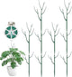 Qaobo 10 Pack Stackable Plant Support Stakes, Climbing Plant Support Structures for Monstera, Pothos, Philodendron Garden Plant Stakes for Indoor Outdoor Plants