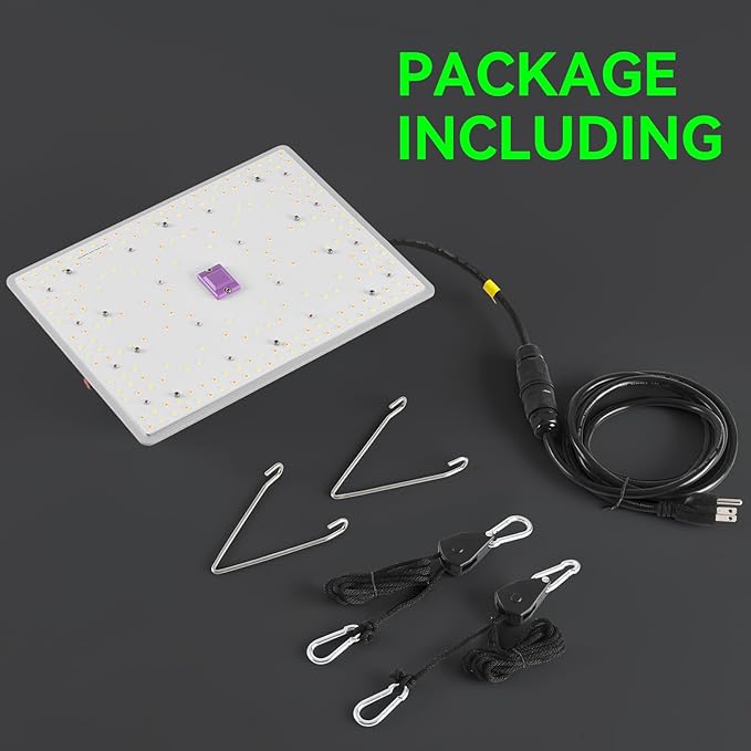 Seoul Extra Unique 45MIL Chip,Led Grow Light, Full Spectrum Plant Dimmable Grow Light,High Absorption Deeper Penetration Lamps for Seed Starting Vegetables Bloom in 2x2/2x3 Grow Tent High Efficiency