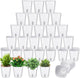 Ziliny 30 Pcs 3 Inch Self Watering Pots Self Watering Planters for Indoor Planters Plastic Garden Flower Pots with Level Indicator Vents for Herbs