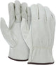 Palmer Safety 12 Pairs Heavy Duty Durable Cowhide Leather Work Gloves for Construction, Industrial and Personal Use