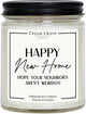 Cedar Crate Market House Warming Gifts New Home – Funny New Homeowner Candle for Women & Men, First Apartment Essentials, Closing Gift for Home Buyers – Raspberry Sangria Soy Candle, Made in USA