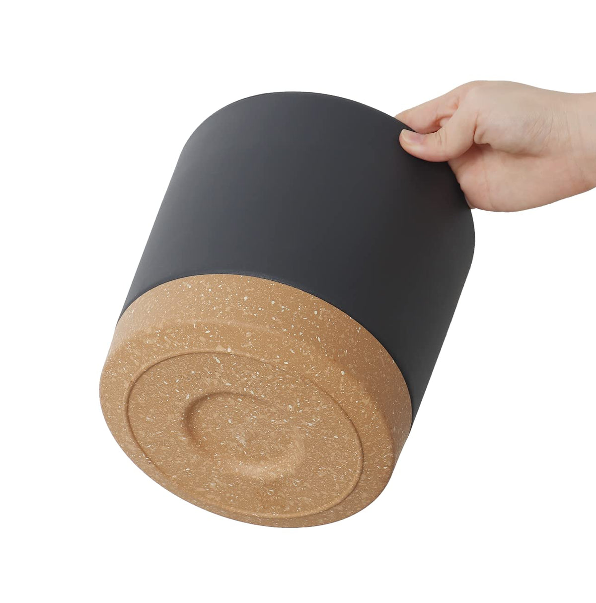 Plant Pots for Indoor Plants, 2 Pack 12 Inch Pots for Plants (12” Black)