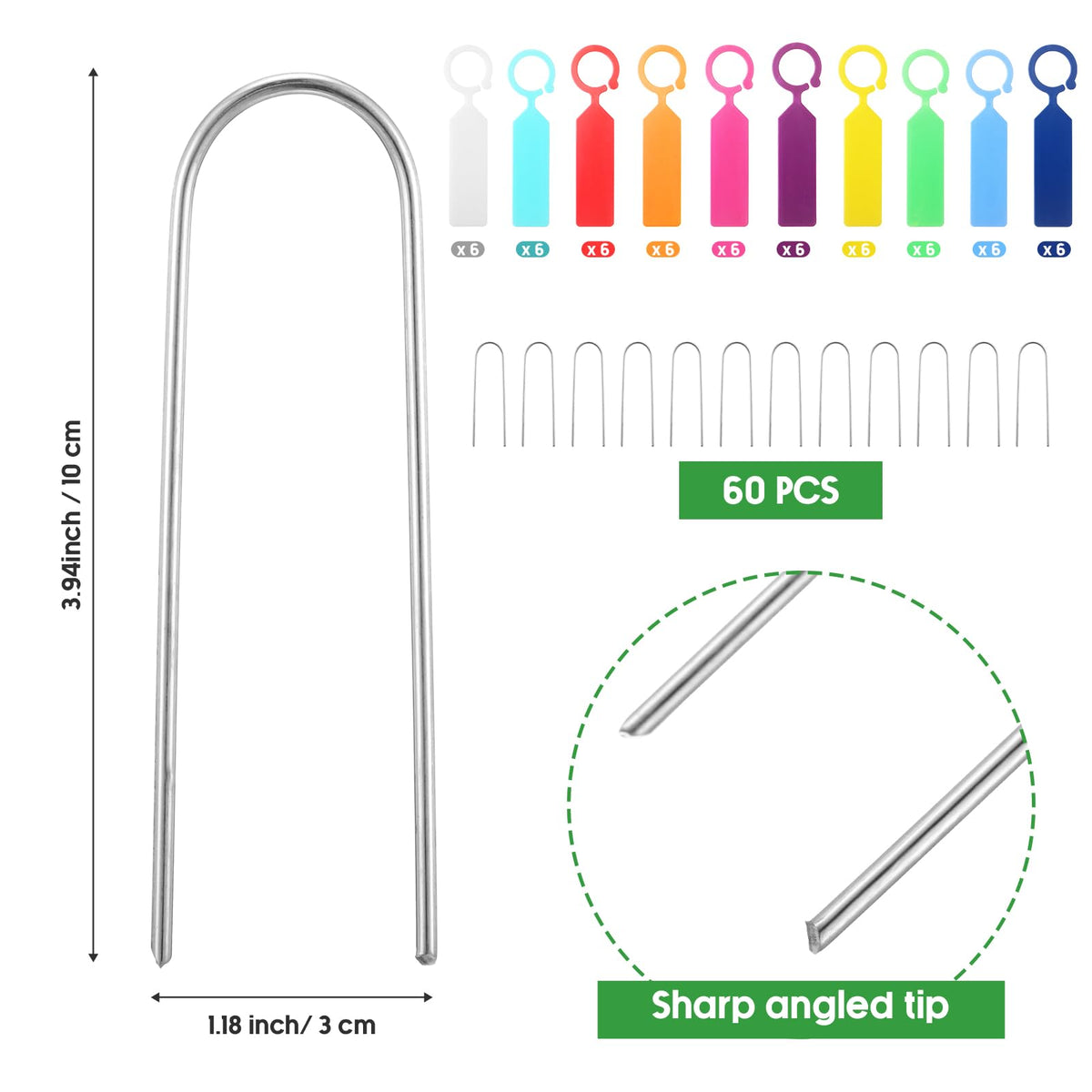 Geosar 30 Pcs 9 Inch Chicken Wire Cloche Plant Protector Cover Metal Garden Cloche Netting Protection Cages Vegetables Flowers with Garden Stakes Avoiding Chicken Rabbit Squirrels Birds (White)