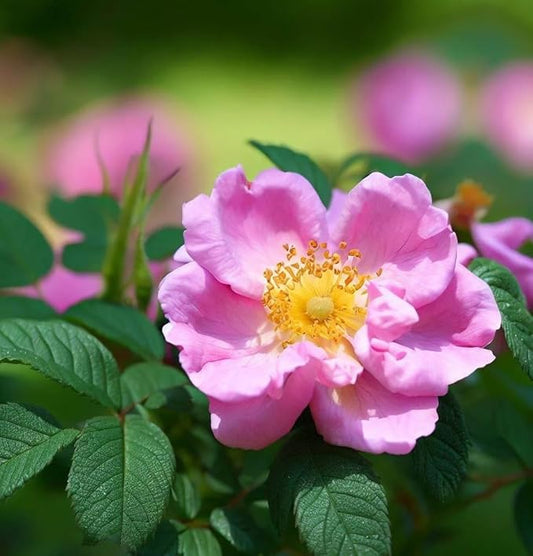 Rosa Rugosa (Sand Rose, Hedgehog Rose, Wrinkled Rose, Rugosa Rose, Japanese Rose, Ramanas Rose) Shrub Seeds, Fragrant Flowers, Seeds by MySeeds.Co, You Choose The Amount (Trial Packet Size)