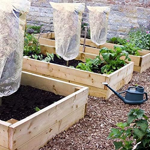 Agfabric Plant Covers Freeze Protection Frost Cover 72''x60''x12''， 0.95oz Winter Tree Cover Plant Covers for Cold Weather