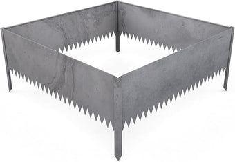 Edge Right - Raised Garden Bed Kit - COR-Ten Steel (14" COR-Ten Steel, 4 FT x 4 FT)