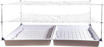 Trellis System Support Kit (Model A) - for Climbing Plants | Square Corner | Ideal for Hydroponics Growing System, Greenhouse & Garden