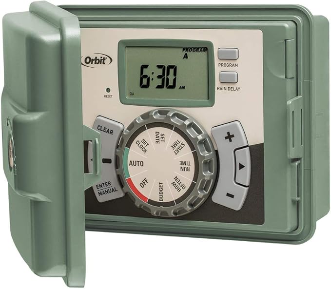 Orbit 57899 9-Station Outdoor Swing Panel Sprinkler System Timer