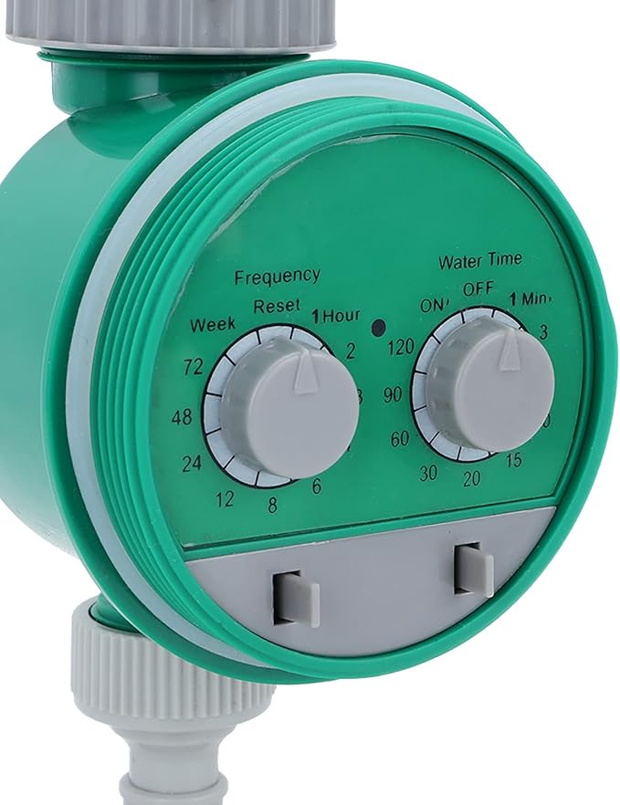 Electronic Garden Water Timer Automatic Irrigation Controller Smart Watering System for Home Lawn Plants ABS Black 6.5x3.7in