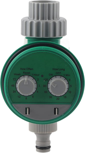 Electronic Garden Water Timer Automatic Irrigation Controller Smart Watering System for Home Lawn Plants ABS Black 6.5x3.7in