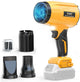 800,000RPM Cordless Leaf Blower Compatible with Dewalt 20V (Tool Only), Brushless Motor, Adjustable Speed, Lightweight Portable Electric Blower for Car, Patio, Garden (Without Battery)