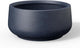 Kante 13.4" Dia Round Curvy Concrete Planter, Large Plant Pots with Drainage Hole and Rubber Plug for Indoor Outdoor Plants, Flower Pot for Home Garden Patio Porch, Charcoal