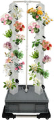 Hydroponic Growing System, 56-Plant Vegetable Planter Tower Outdoor Indoor Garden Vertical Planter Germination Kit with Water Pump, Intelligent Water Circulation & Timer Function for Gardening Lover