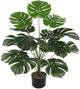 KIRIFLY Fake Plants 40" Artificial Monstera Tree Plant Indoor with 18 Trunks Faux Greenery Potted Green Décor for Home Office Bathroom Farmhouse