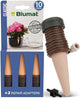 Blumat Classic Self-Watering Stakes - Automatic Drip Irrigation System for Indoor Plant Watering & Outdoor - Water Drip Solution for Potted Plants - Slow Release Stakes, 10 Pack, w Adapter