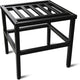 Hongsane Plant Stand Indoor Outdoor,13 Inch Metal Plant Stands Riser,Heavy Duty Wrought Iron T Pedestal Holders for Large Flower Pot,Outside Rust-Proof Black Flower Display Shelf for Patio,1-Pack