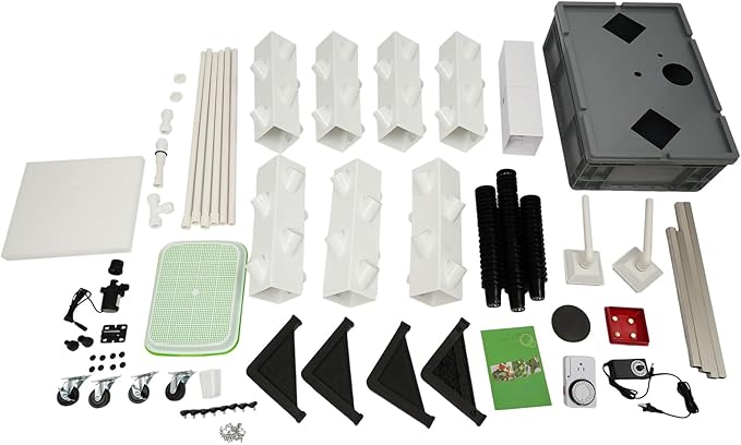 Hydroponic Growing System, 56-Plant Vegetable Planter Tower Outdoor Indoor Garden Vertical Planter Germination Kit with Water Pump, Intelligent Water Circulation & Timer Function for Gardening Lover