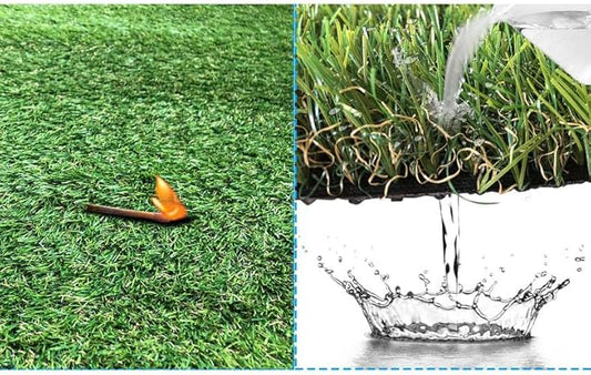 Petgrow Artificial Grass Turf 13FTX82FT(1066 Square FT)- Realistic & Thick Synthetic Fake Grass Mat for Outdoor Garden Landscape Pet Dog Grass Rug Faux Turf