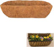 1 Pcs Trough Coco Liner 48 inch Wall Planter Replaceable Coco Liner for Window Box, Fence Flower Baskets