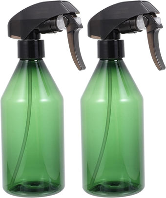 2PCS Thickened Plant Spraying Bottles for Indoor Flower Watering Leakproof Transparent Mist Sprayers for Gardening Hair Styling Skin Care and Cleaning Use