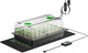 VIVOSUN 1-Pack 40-Cell Seed Starter Trays with 1 Set of LED Lights and 10"x20.75" Seedling Heat Mat, 3.6" Higher Cover, Adjustable Vents, Drainage Holes, Green Propagation Tray for Planting Seeds