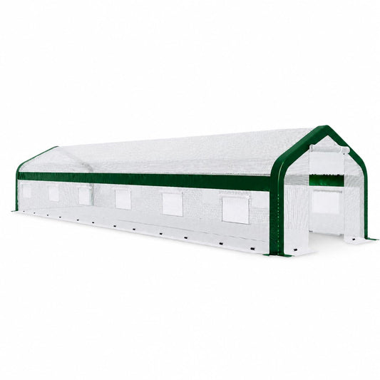 AMERLIFE 34x10x7 FT Walk-in Tunnel Greenhouse Cover (Frame NOT Included)
