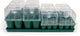 Vego garden Seedling Suite Products, 4 Pack Jumbo Seedling Trays and 4 Pack Standard Seedling Trays with Seedling Tray Lids and 10" x 20" Bottom Watering Trays