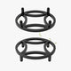 Zhongma 2 Pack 11.8" Sturdy Potted Plant Stand Flower Pot Holder Heavy Duty Construction, Low Plant Stand for Home Indoor and Outdoor, Sturdy plant riser and saucer without Installation Required