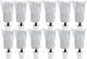 EAONE 12 Pack Plant Covers Freeze Protection, 24x32'' Winter Frosts Cloth for Outdoor Plants, Reusable Frost Blankets Drawstring Bags for Cold Freeze Sun Protection Bird Insect Prevention,White
