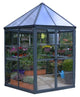 Palram - Canopia Oasis Hex 7' x 8' Polycarbonate Aluminum Greenhouse, Gray