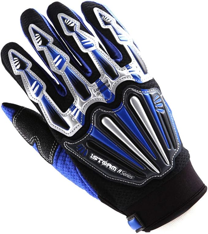 1Storm Youth Motocross Gloves Motorcycle BMX MX ATV Dirt Bike Bicycle Skeleton Cycling Kids Gloves