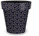 Briarwood Lane Blue Geometric Medium Planter