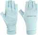 Unisex UV Protective Fingerless Gloves UPF 50+ Summer Sun Glove for Outdoor Fishing Cycling Hiking Driving Kayaking