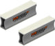 FurDozer Pet Hair Remover & Auto Detailing Tools - Cat & Dog Hair Remover for Carpets, Car Interiors, Couches, Bedding, & Pet Furniture (Gray, (2 Pack) - X3 PRO)