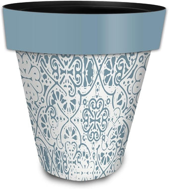 Briarwood Lane Ornamental Blue and White Large Planter