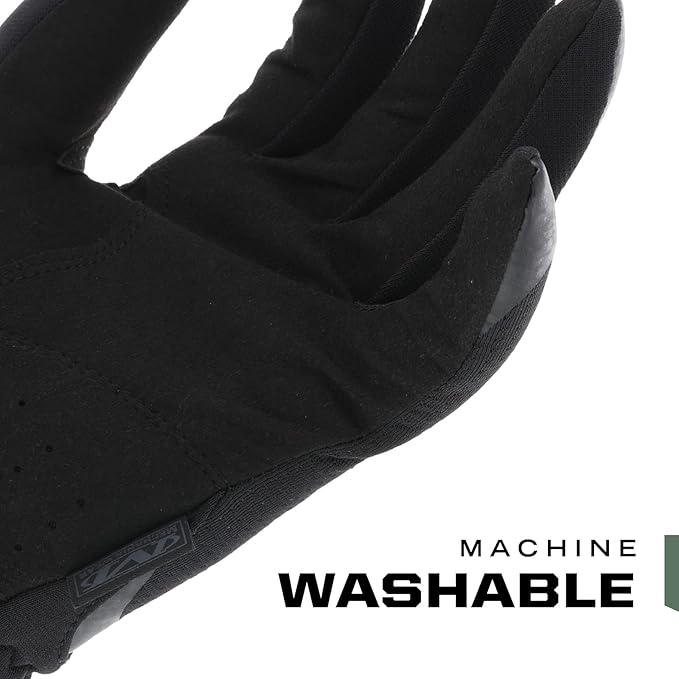 Mechanix Wear FastFit Tactical Gloves - Heavy Duty Lightweight Multipurpose Gloves - Flexible Grip & Reinforced Palm - Touchscreen Capable - Large - Covert Black