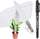 Plant Labels 120PCS, Darfukei Outdoor Waterproof Garden Markers, Plastic Nursery Seed Plant Tags with Bonus a Permanent Marking Pen, Gardening Gifts for Women Men…