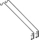 AshmanOnline Ashman Deck Hook (2 Pack, 49-Inch Deck Hook), Double Forged Solid Metal Single Piece Rod, Ideal for Bird Feeders, Plant Hangers, Coconut Shell Hanging Baskets, and Lanterns.