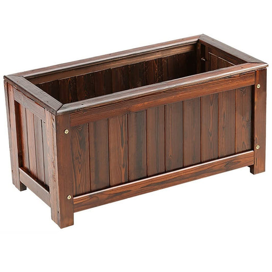 Yard Wood Box for Planting, Raised Garden Bed Flower or Vegetable Planter Window Mounted Plant Box for Garden (Size : 80 * 40 * 40cm)