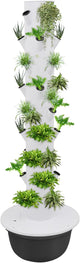 Hydroponic Growing System, 36-Plant Vegetable Planter Tower Outdoor Indoor Garden Vertical Planter Germination Kit with Water Pump, Intelligent Water Circulation & Loop Timer