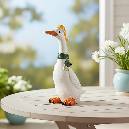 Newinhome Porch Goose Garden Statue, Porch Goose Statue for Outdoor Decor