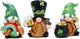 Hodao 3 PCS St Patricks Day Gnome Decorations Beard Elf for St Patrick's Day Decor Home Table Ornament Decor Dwarf Figurines for St. Patricks Day Gifts Green Irish Handmade Gnome Decoration