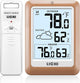 Indoor Outdoor Thermometer Wireless Weather Station, Internal External Thermometer Hygrometer, Home Batteryoperated Temperature Humiditymonitors330 Feet (About 100 Meters) Backlight Display