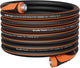 Giraffe Tools Garden Hose 100ft x 5/8", Water Hose Heavy Duty, Flexible, Lightweight Hybrid Hose with Swivel Handle, Male to Female Fittings, Burst 600 PSI