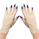 ManiGlovz - The Original UPF 50+ UV Light Protective Nail Gloves | Gel Manicure Gloves and Anti UV Fingerless Gloves for Women | Can be Used as Sun Protection Gloves for Driving | Nude