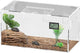 Giznzg Acrylic Tarantula Enclosure, Reptile Terrarium Breeding Tank w/Temperature Hygrometer,Habitat Reptiles Feeding Box Isopod Terrarium Cage for Insect Lizard Home Office (Reptile-Tank-S(No Tray))