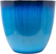 Gardener Select (EPR12-204) Large Egg Shaped Planter - Modern Indoor & Outdoor Decorative Flower Pot/Box (12 Inch, Blue Flower)