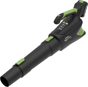 20V Handheld Electric Cordless Leaf Blower with 2.0Ah Battery & Fast Charger, Powerful up to 93 MPH, 350 CFM Stepless Speed Control, Powerful for Yard Cleaning